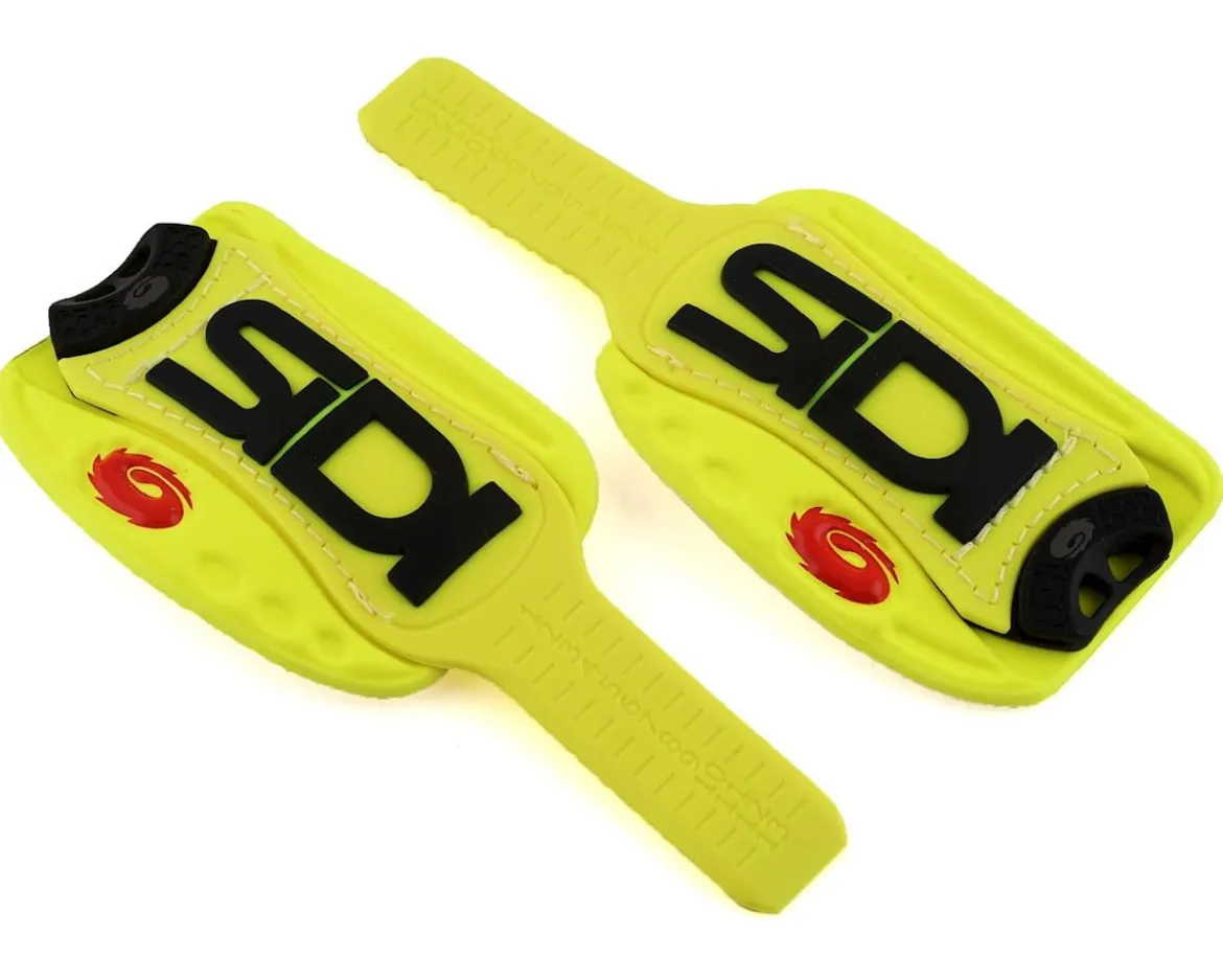 Sidi Soft Instep 3 Closure System Straps (Yellow/Black) (Pair)
