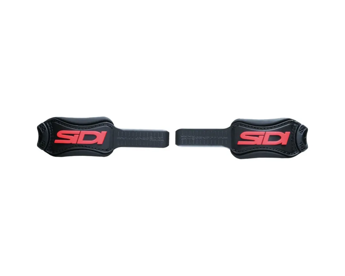 Sidi Soft Instep 5 Closure System Straps (Black/Red) (Pair)