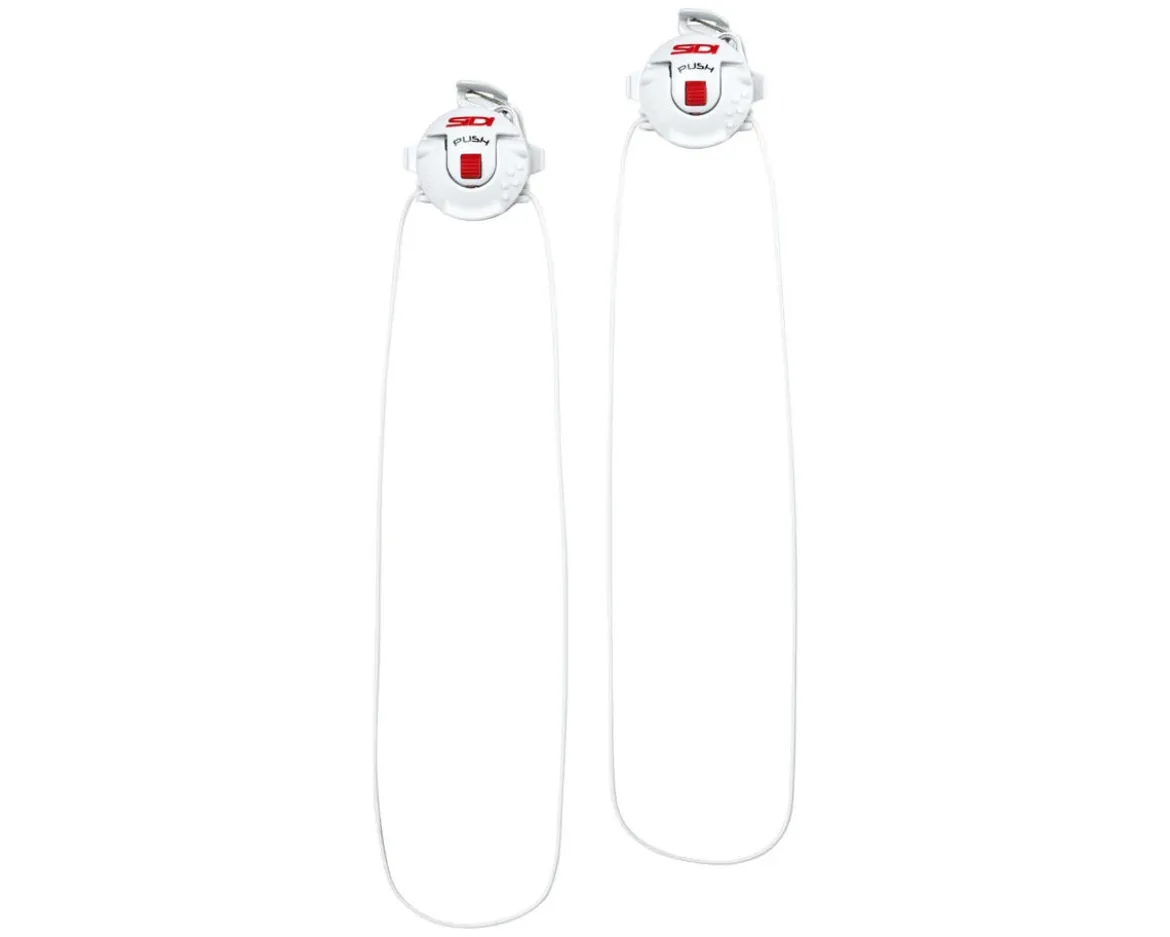 Sidi Tecno 3 Push Flex Dial System (White/Red) (Pair)