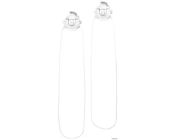 Sidi Tecno 3 Push Single Dial System (White/White) (Pair) (For Drako 2 MTB Shoes/Wire 2S Road Shoes)