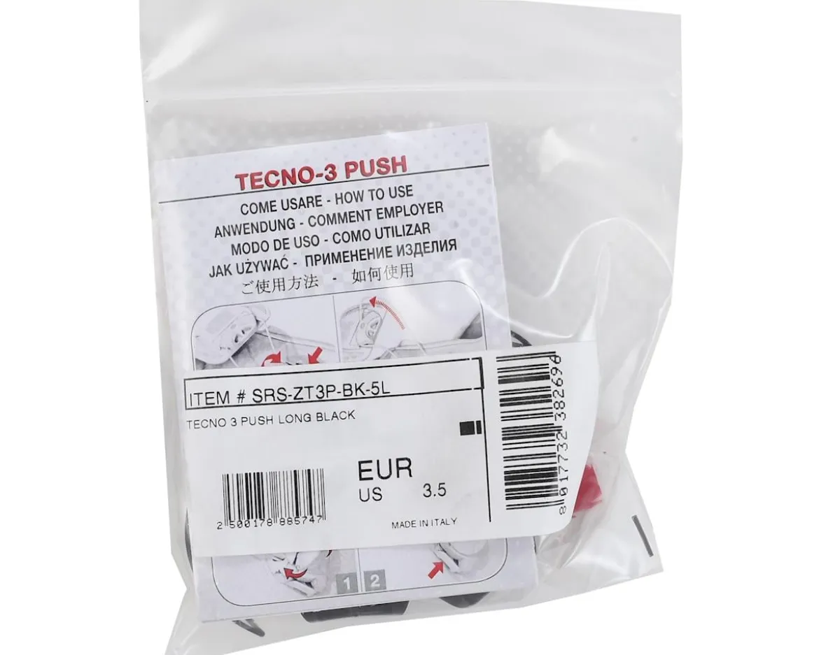 Sidi Tecno-3 Push Buckles (Black) (Long)