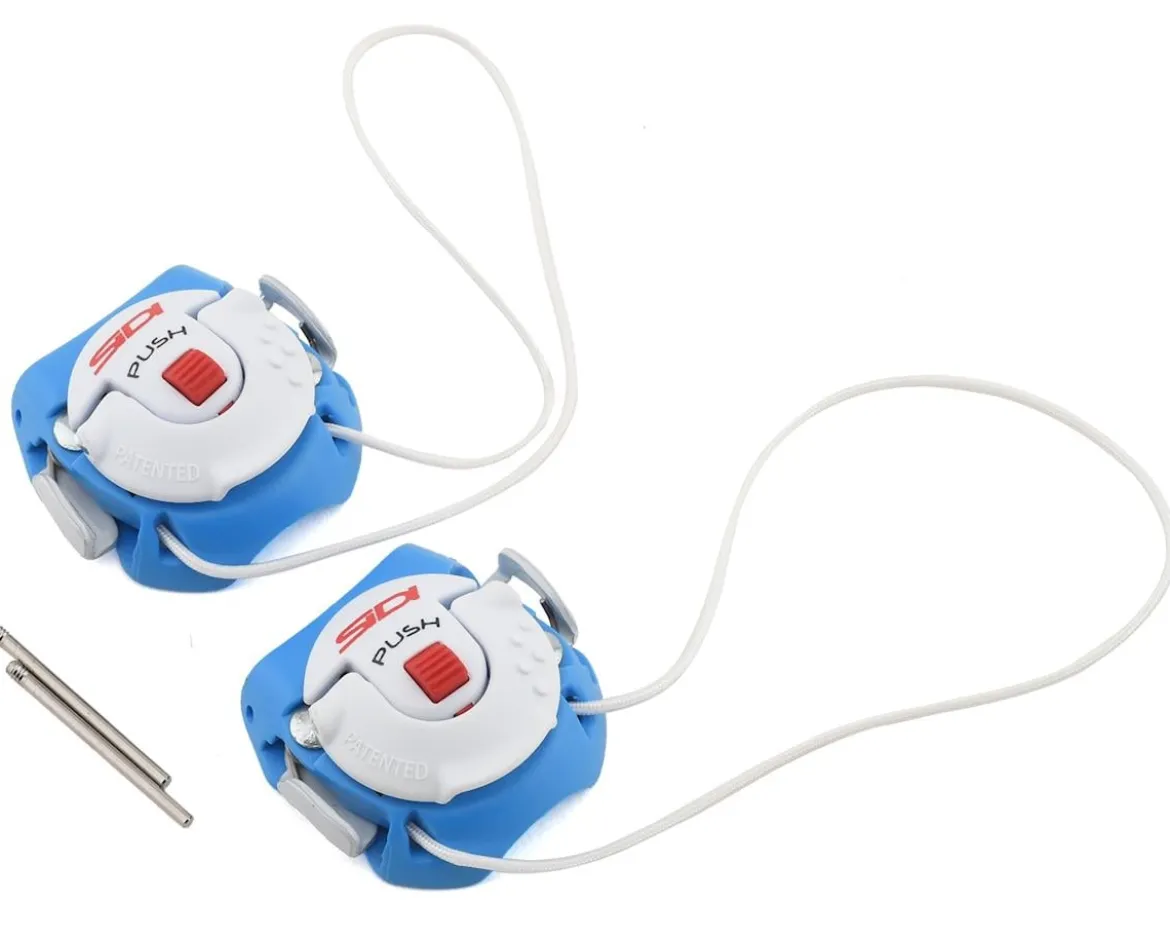Sidi Tecno-3 Push Buckles (Light Blue/White) (Short)