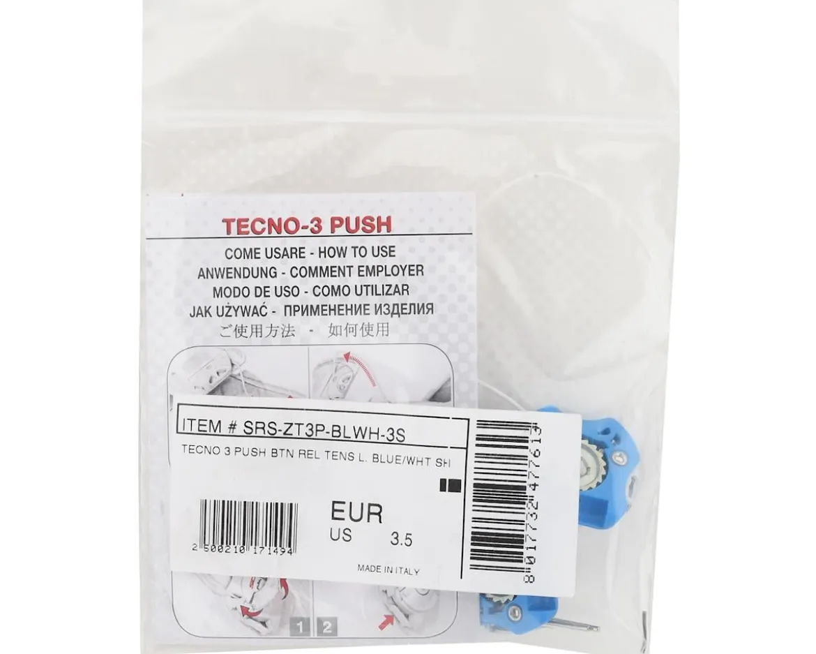 Sidi Tecno-3 Push Buckles (Light Blue/White) (Short)