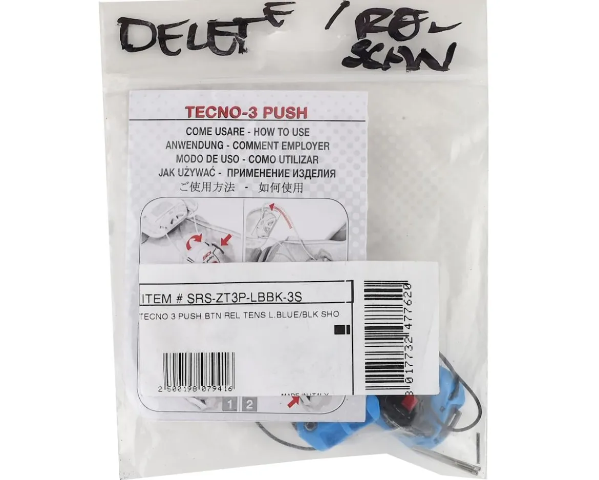 Sidi Tecno-3 Push Buckles (Light Blue/Black) (Short)