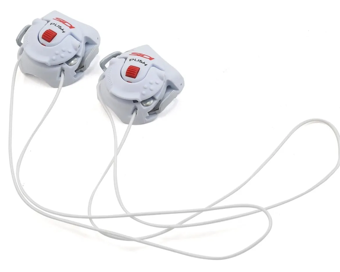 Sidi Tecno-3 Push Buckles (White) (Long)