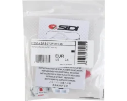 Sidi Tecno-3 Push Buckles (White) (Short)