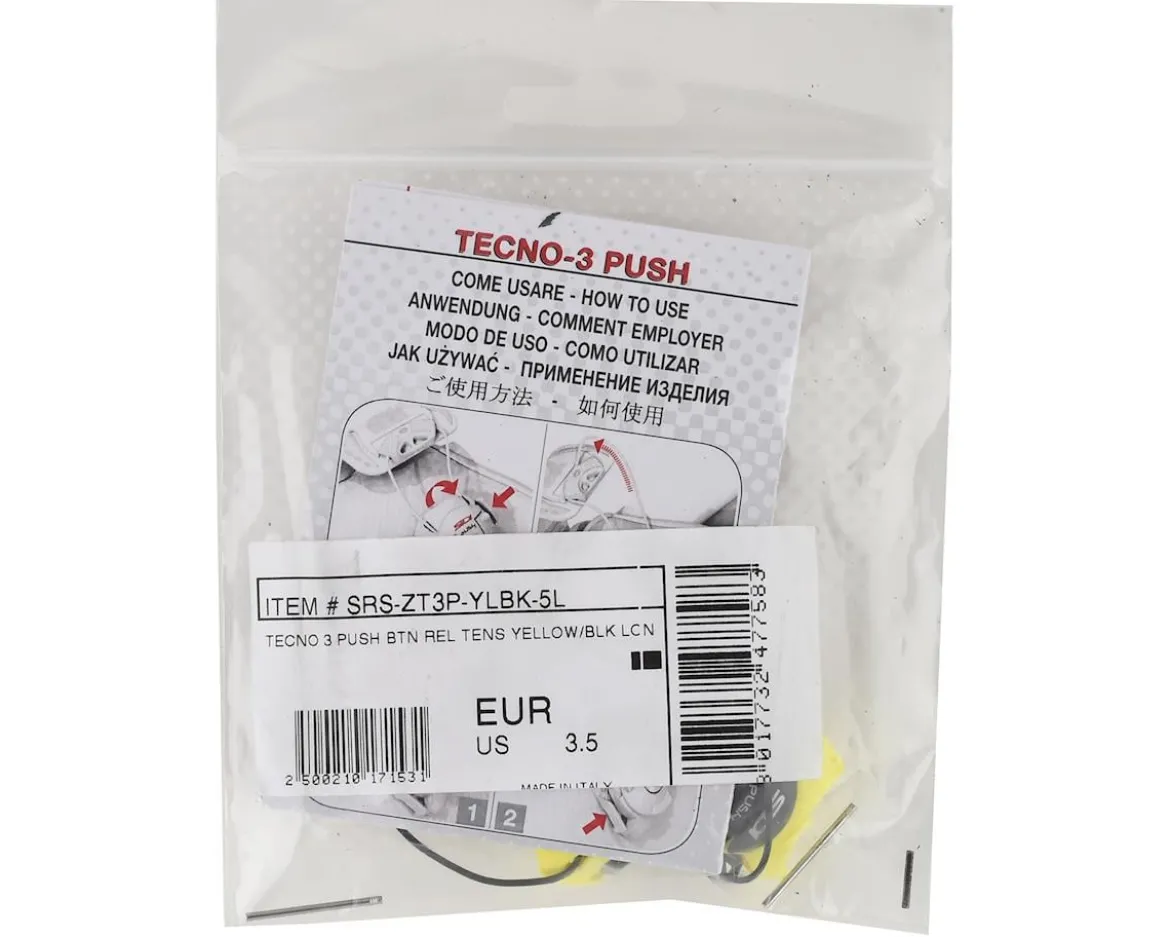 Sidi Tecno-3 Push Buckles (Yellow/Black) (Long)