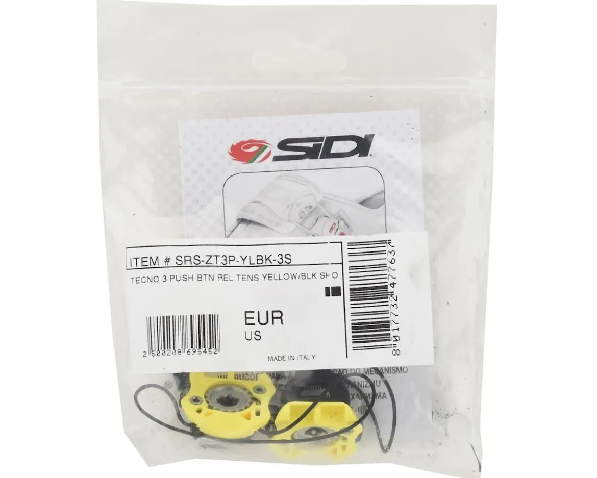 Sidi Tecno-3 Push Buckles (Yellow/Black) (Short)