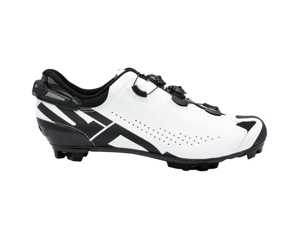 Sidi Tiger 2S SRS Mountain Shoes (White/Black) (43)