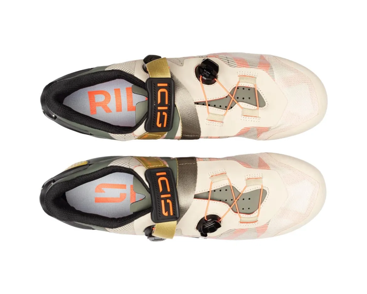 Sidi Wire 3 Road Shoes (Sand/Fluo Coral) (41) (Millenium Fit)