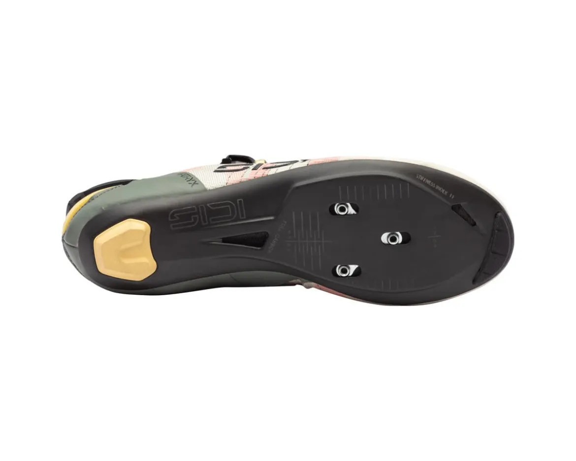 Sidi Wire 3 Road Shoes (Sand/Fluo Coral) (41) (Millenium Fit)