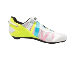 Sidi Wire 3 Road Shoes (White/Yellow Fluo) (40) (Millenium Fit)