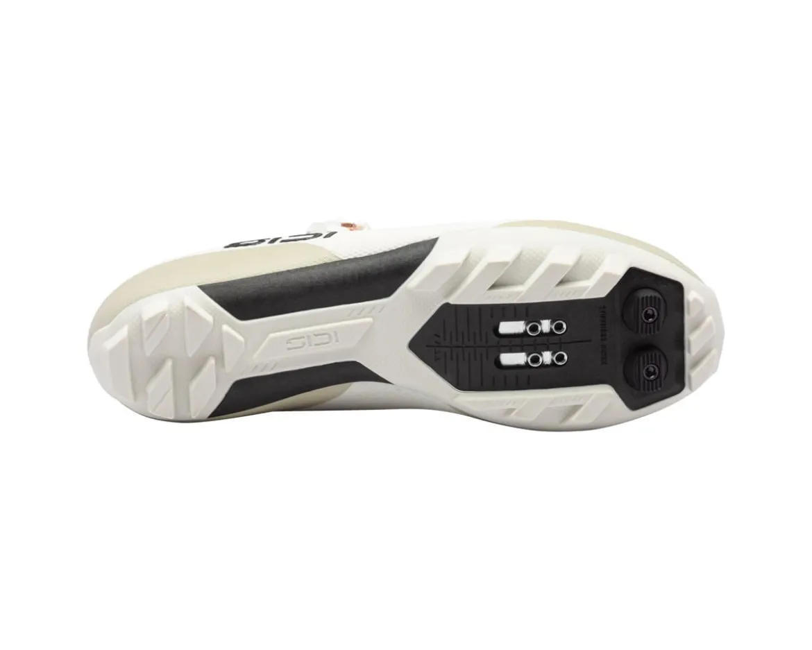 Sidi Women's Dominator X Mountain Bike Shoes (Ice White/Sand) (41)