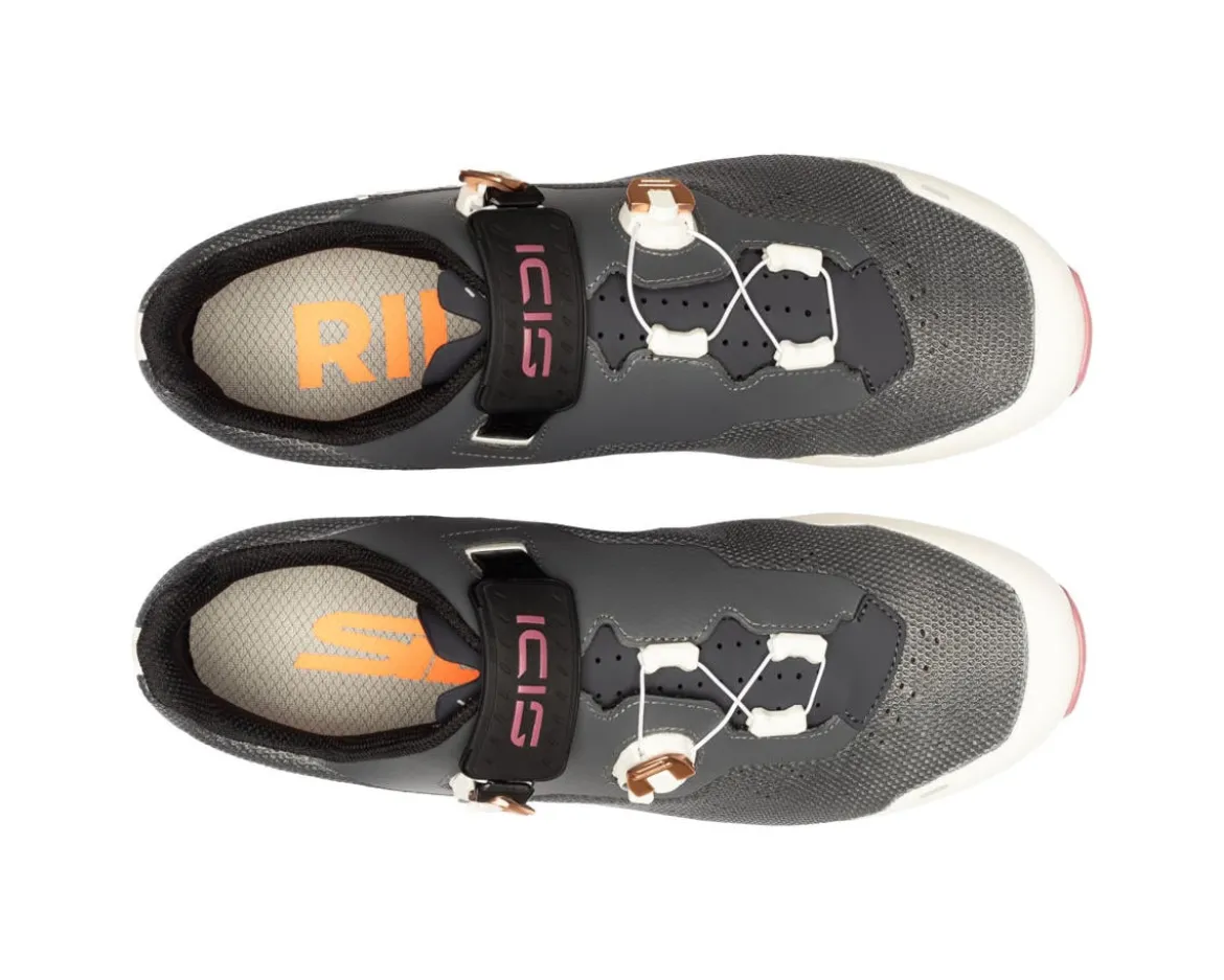 Sidi Women's Dominator X Mountain Bike Shoes (Anthracite/Ice White) (41)