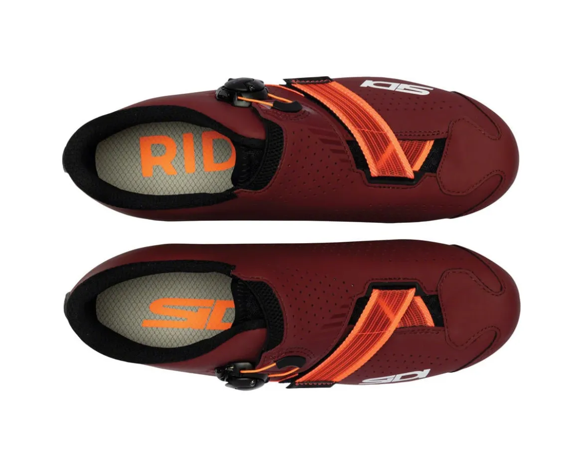 Sidi Women's Prima Road Shoes (Cabernet/Coral) (41)