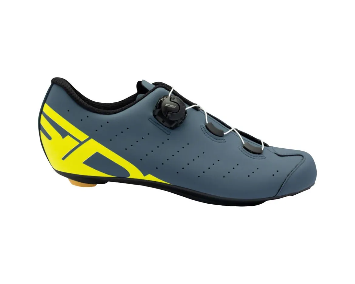 Sidi Men's Fast 2 Road Shoes (Blue/Yellow) (43)