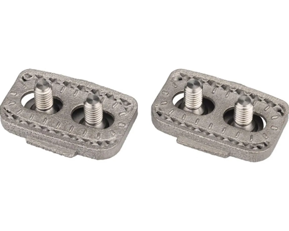 Silca 3D-Printed Titanium Mountain Cleats (w/ Ti Hardware) (5°) (Fits TIME ATAC Pedals)