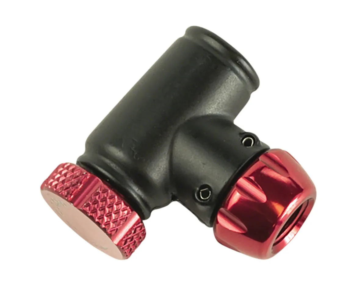 Silca Eolo IV CO2 Inflator Head (Black/Red)