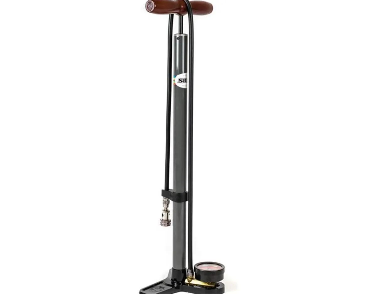 Silca Pista Plus Floor Pump (Grey)