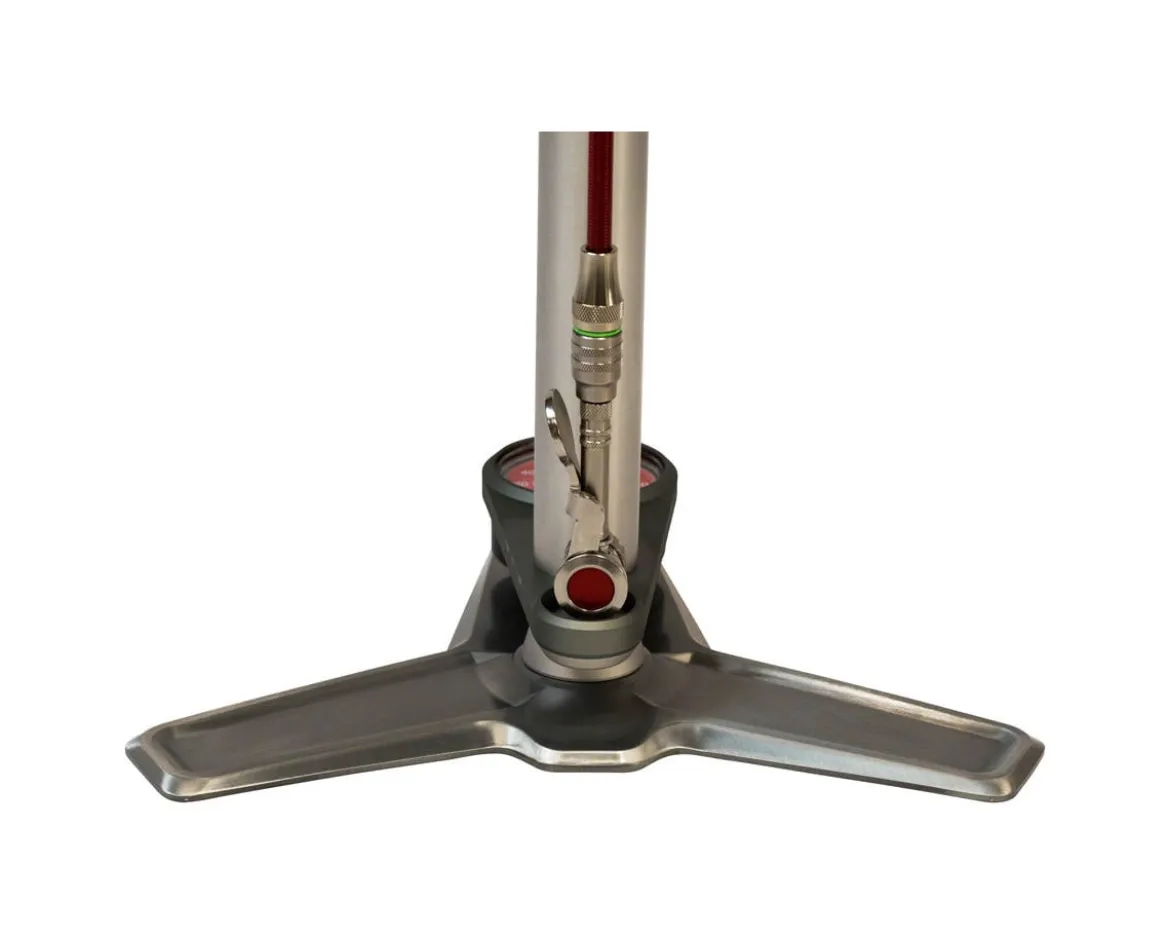 Silca SuperPista Ultimate Hiro Edition Floor Pump (Silver)