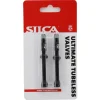 Silca Ultimate Tubeless Presta Valves (Black) (50mm) (Pair)