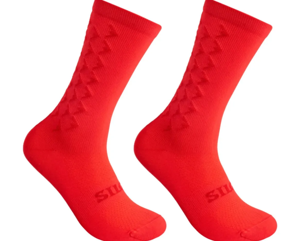 Silca Aero Tall Socks (Red) (S)