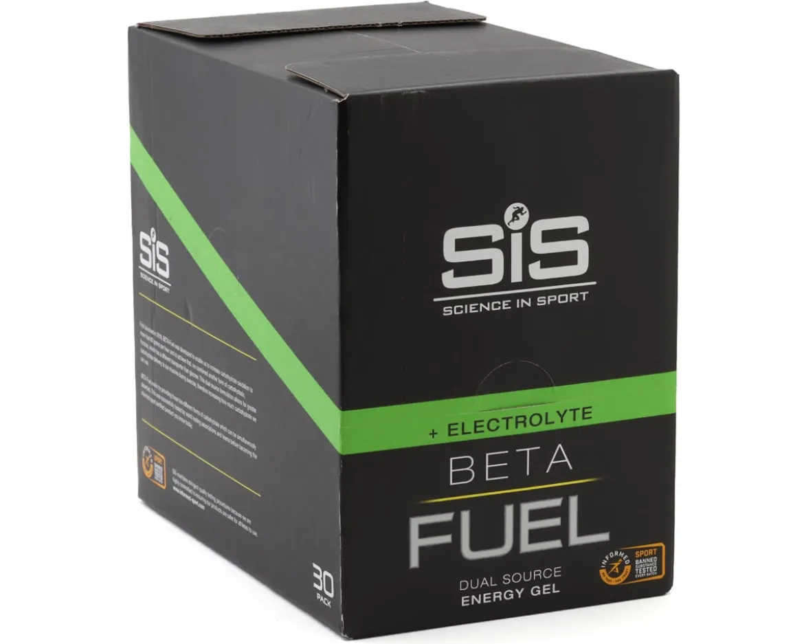SIS Science In Sport Beta Fuel + Electrolyle Gel (Raspberry & Lemon) (30 | 2.03oz Packets)