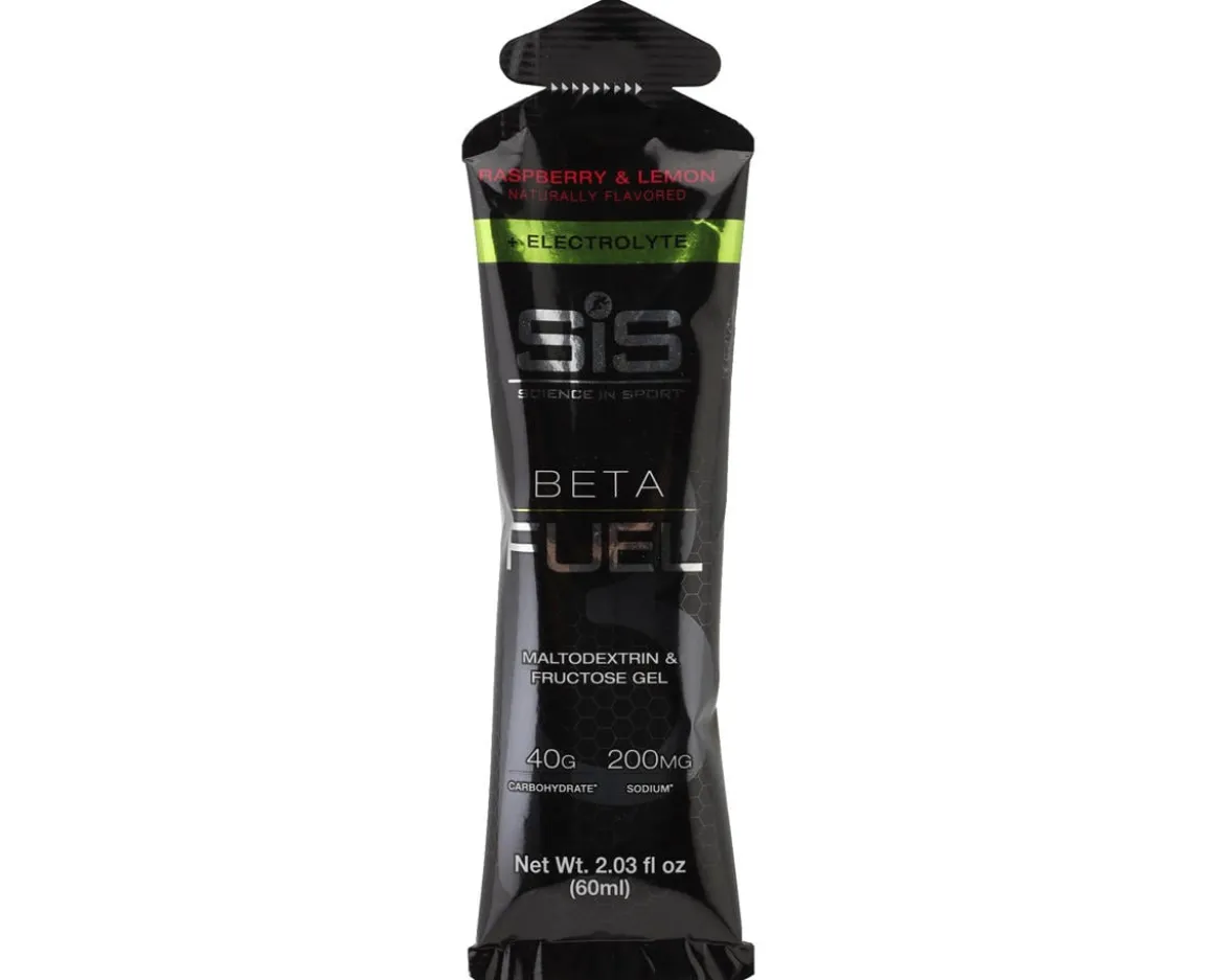 SIS Science In Sport Beta Fuel + Electrolyle Gel (Raspberry & Lemon) (30 | 2.03oz Packets)