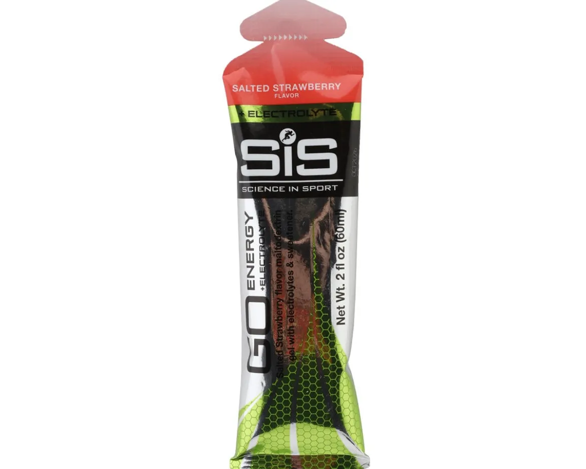 SIS Science In Sport GO Energy + Electrolyte Gel (Salted Strawberry) (30 | 2oz Packets)