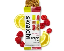 Skratch Labs Energy Bar Sport Fuel (Raspberry + Lemon) (12 | 1.8oz Packets)