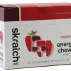 Skratch Labs Energy Chews Sport Fuel (Raspberry) (10 | 1.7oz Packets)