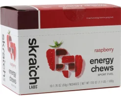 Skratch Labs Energy Chews Sport Fuel (Raspberry) (10 | 1.7oz Packets)