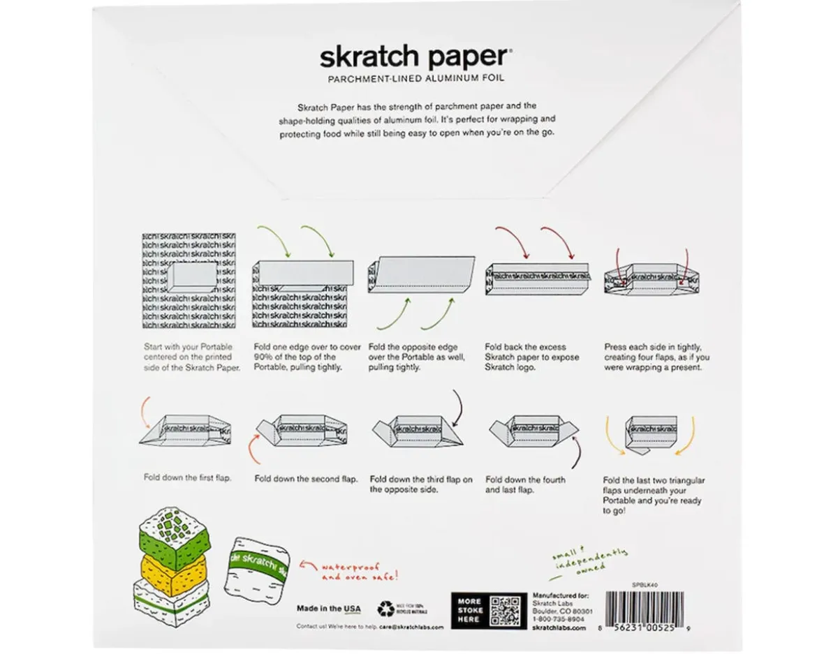 Skratch Labs SKRATCH Paper (Black) (40 Sheets)