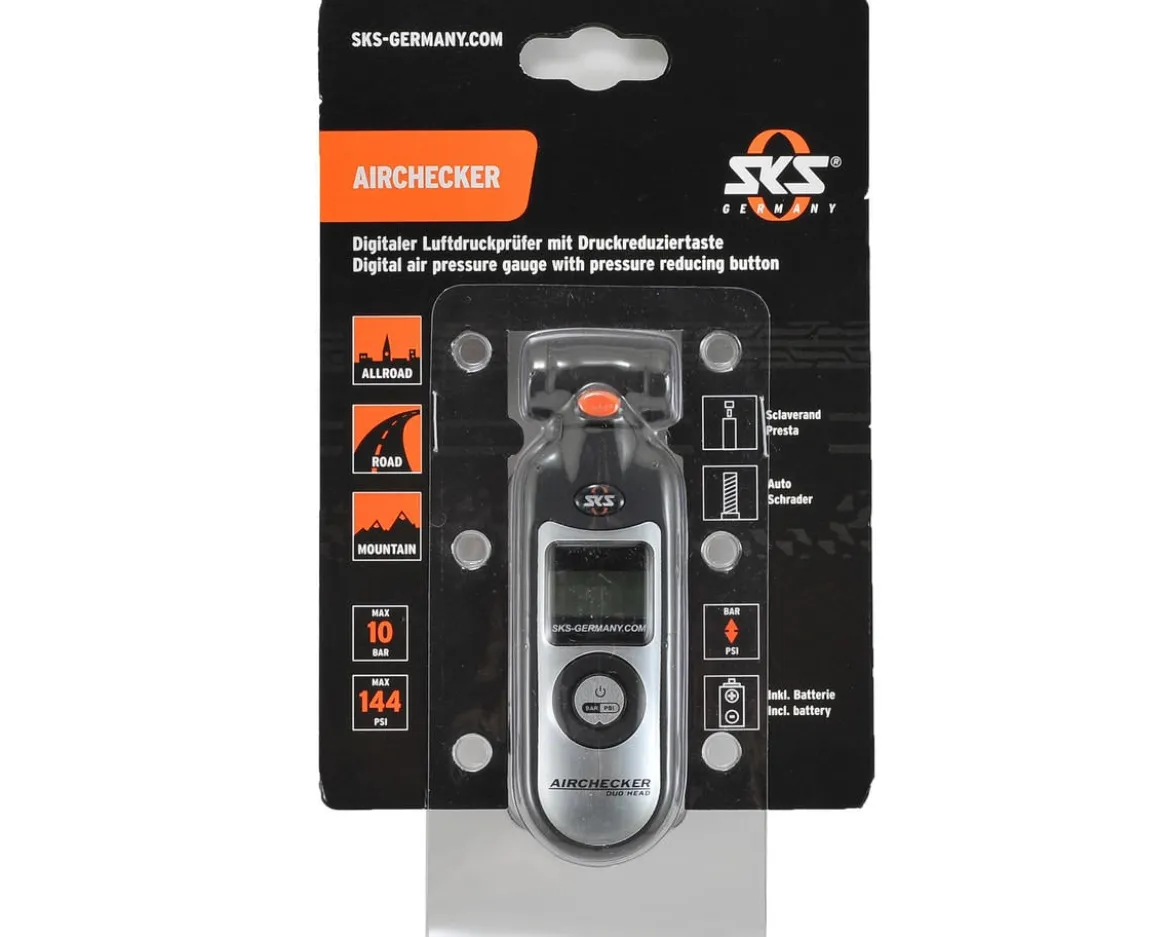 SKS Airchecker Digital Display Pressure Gauge (Presta/Schrader/Clik)