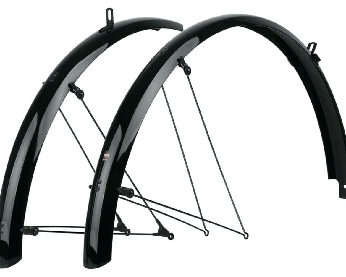 SKS Bluemels Fender Set (Gloss Black) (B55 | 700c x 38-47)
