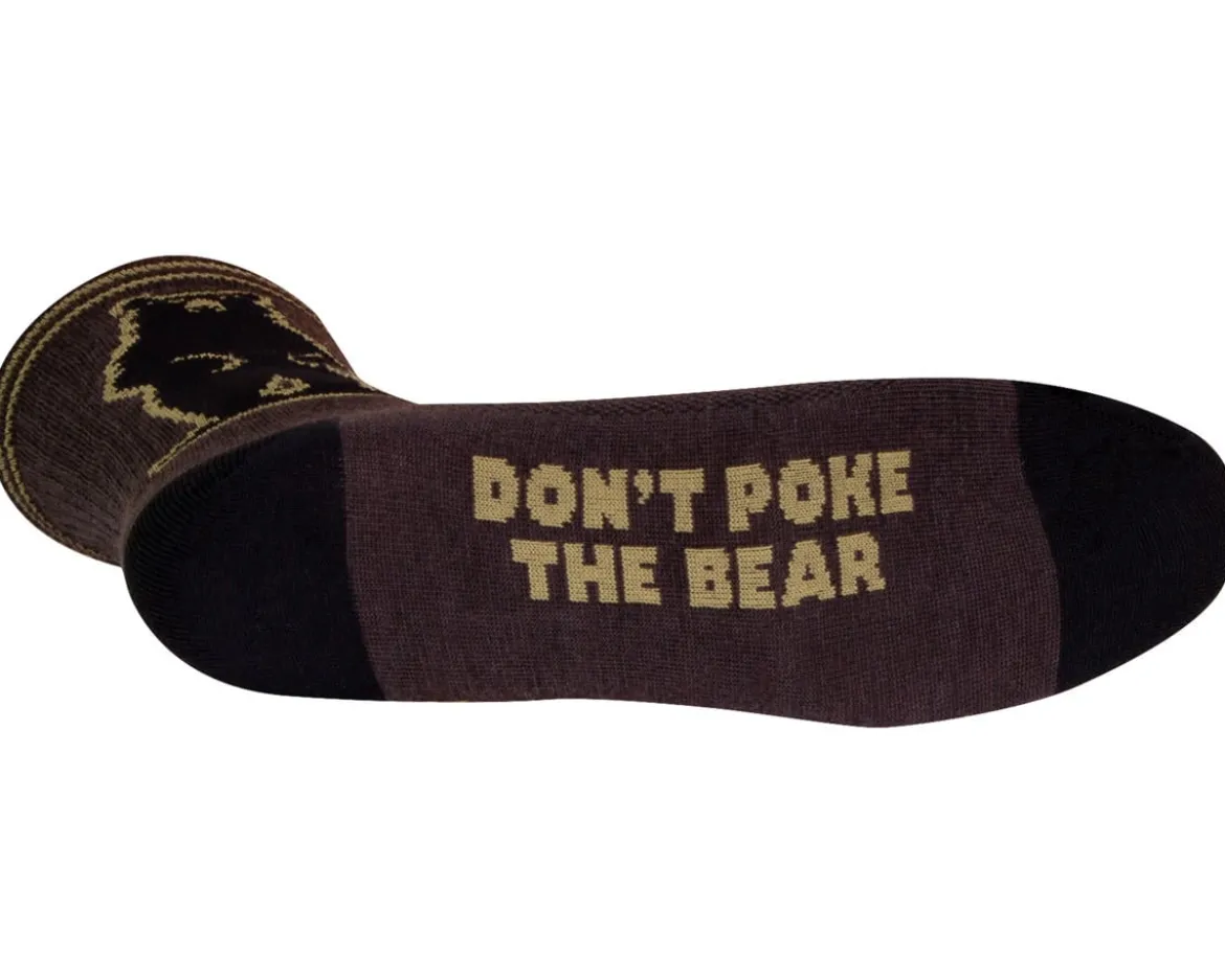 Sockguy Growl Wool 6" Socks (Brown/Black) (S/M)