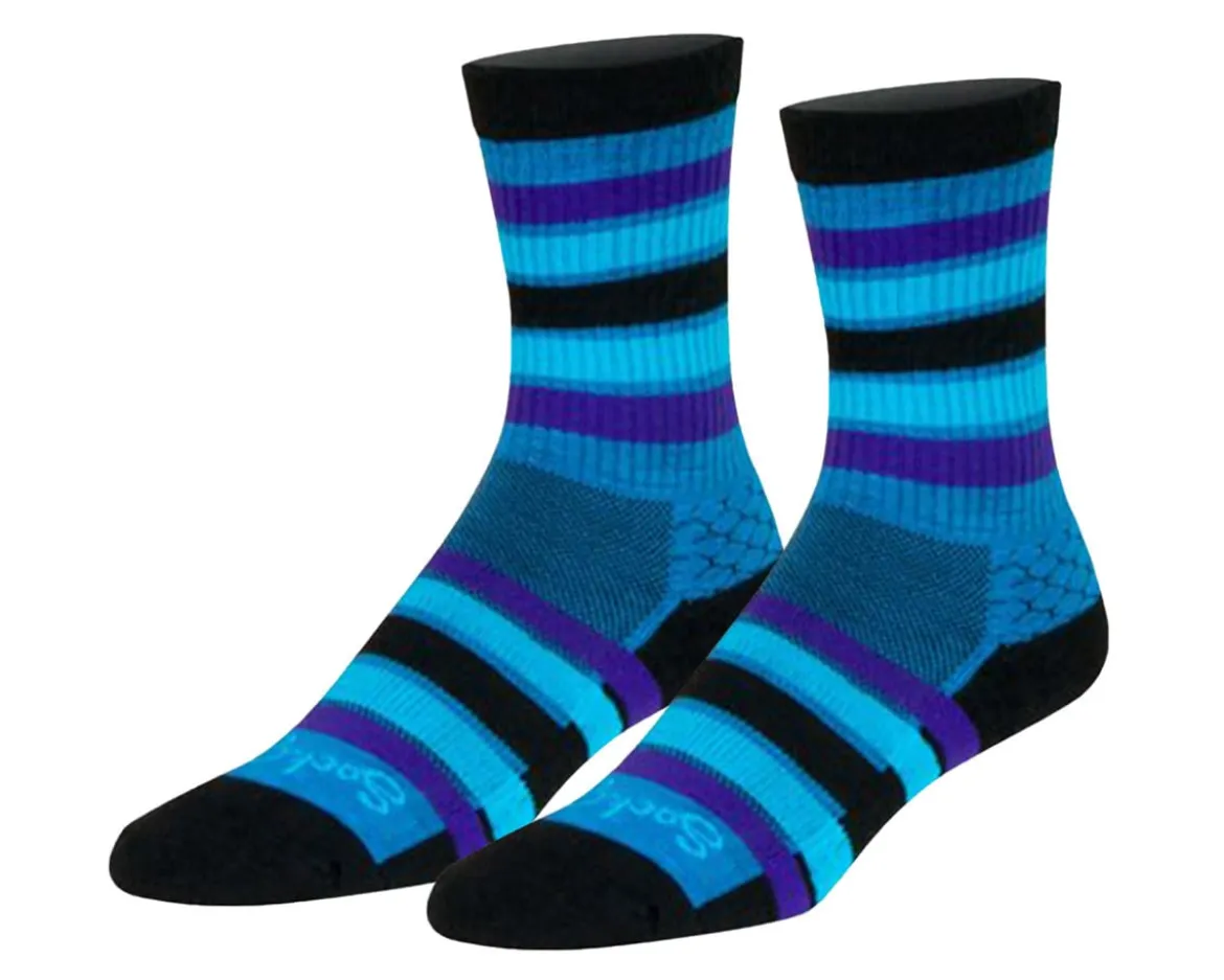 Sockguy 6" Padded Wool Socks (Neptune) (L/XL)
