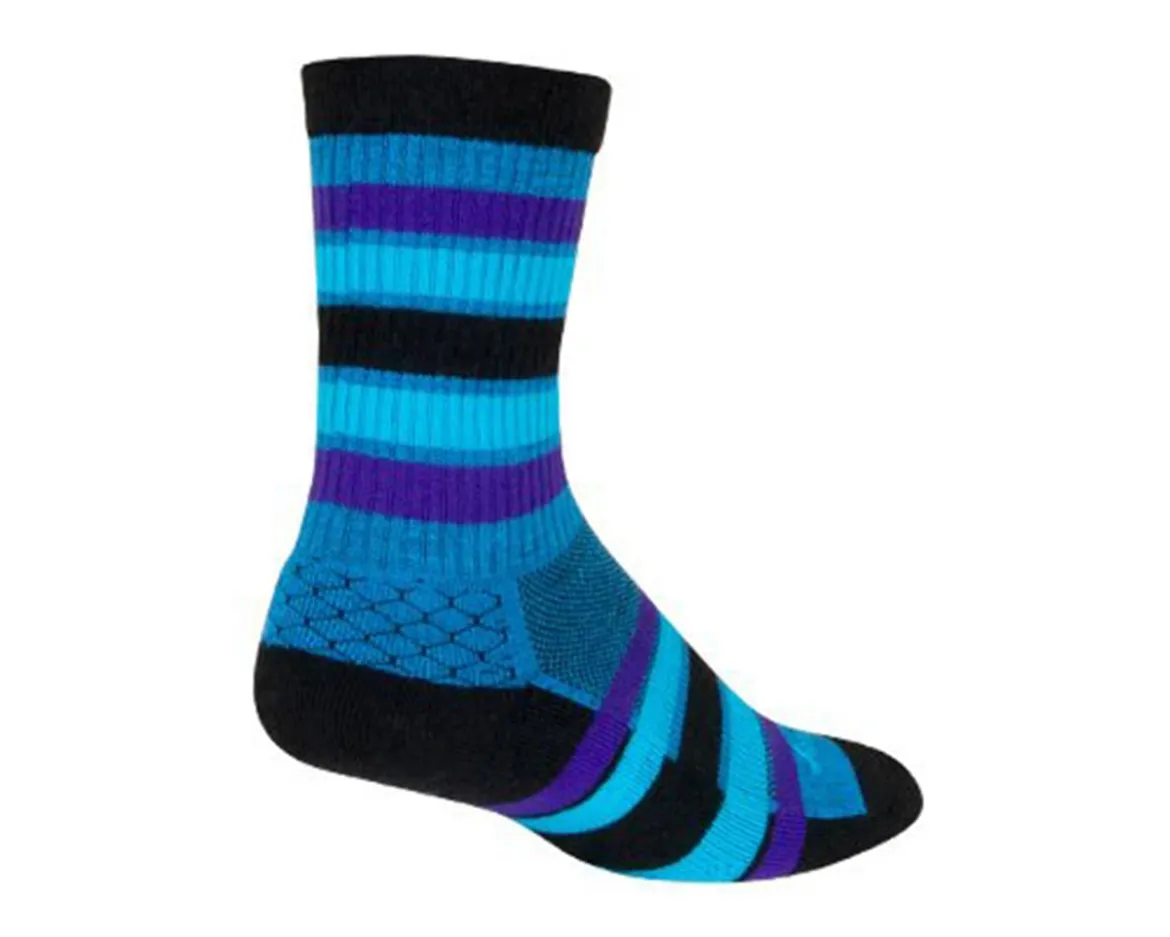 Sockguy 6" Padded Wool Socks (Neptune) (L/XL)