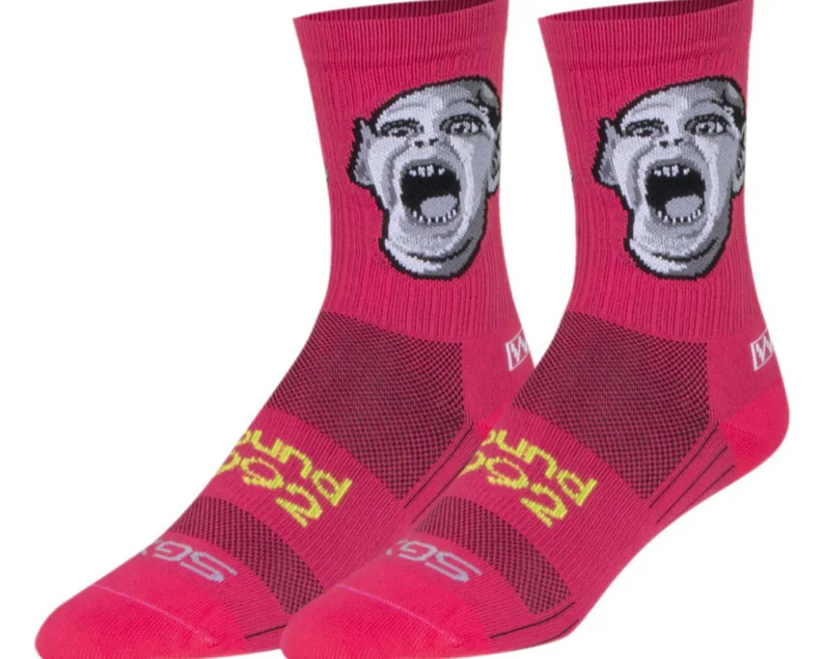 Sockguy 6" SGX Socks (Bat Boy Pink) (S/M)