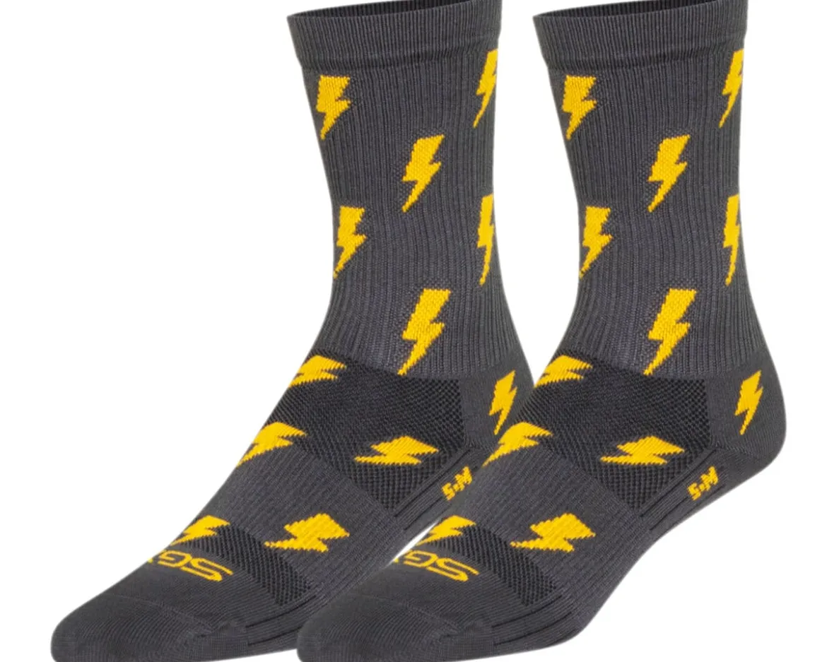 Sockguy 6" SGX Socks (Lit Gray) (L/XL)