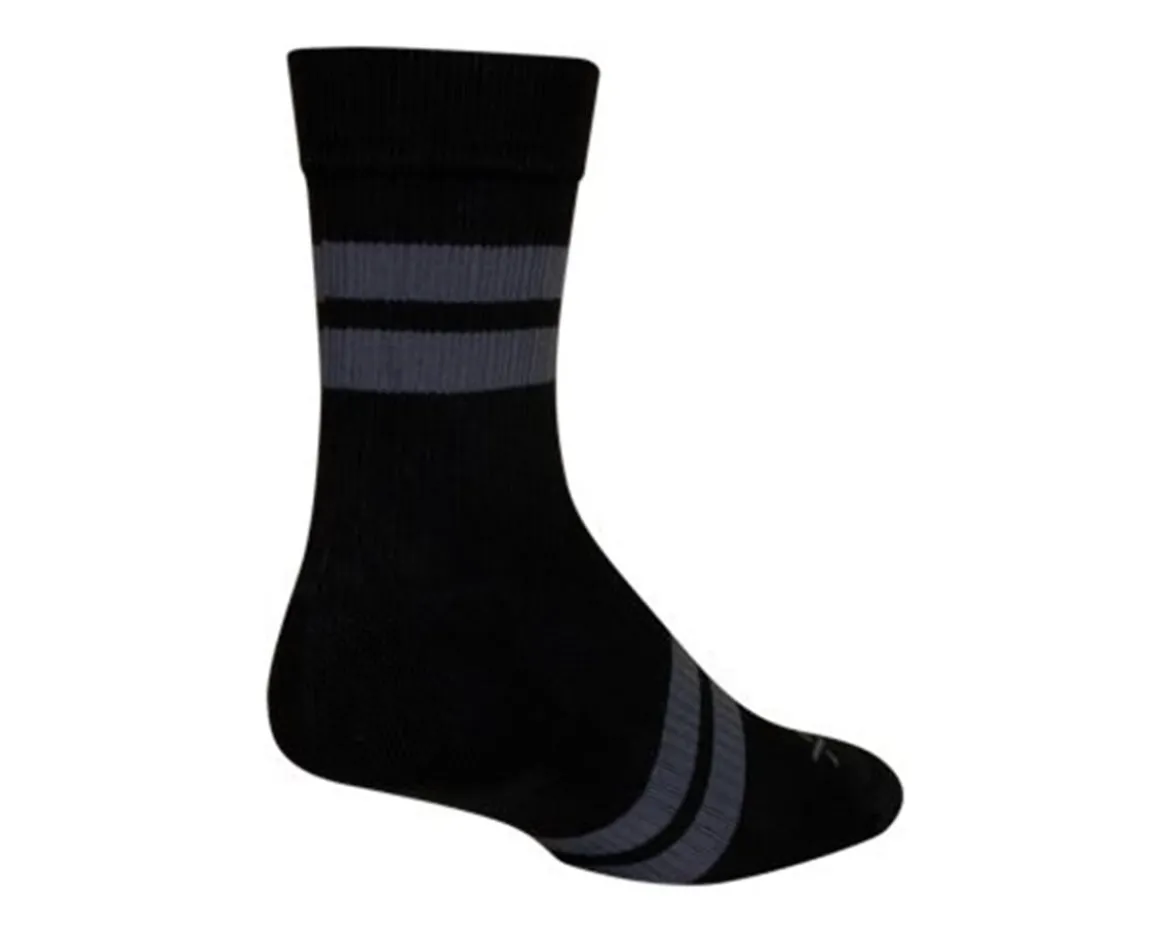 Sockguy SGX Trailhead 7" Socks (New School Black) (S/M)