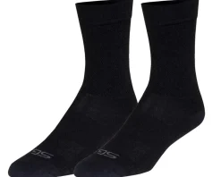 Sockguy 6" SGX Wool Socks (Black) (L/XL)