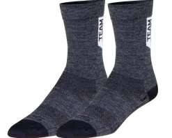 Sockguy 6" SGX Wool Socks (Charcoal) (S/M)