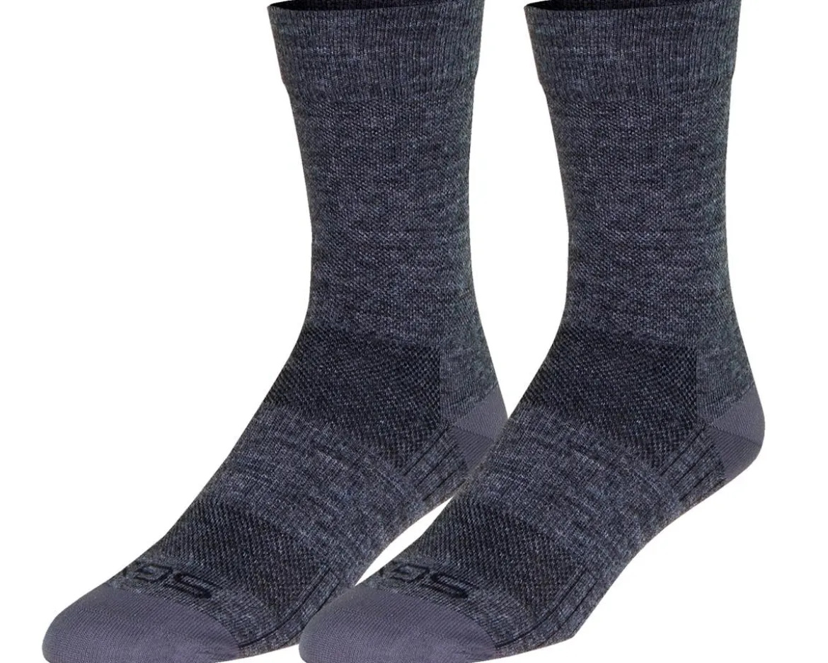 Sockguy 6" SGX Wool Socks (Grey) (L/XL)