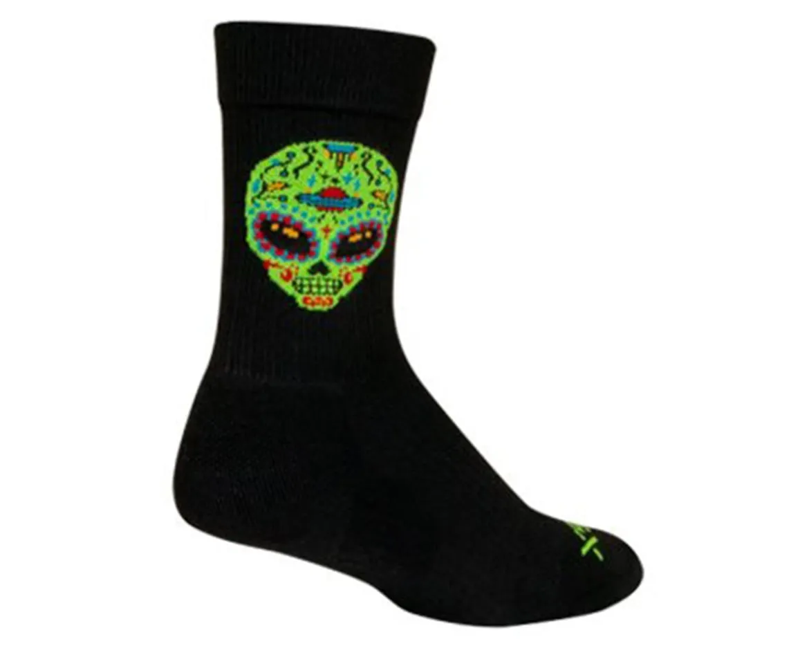 Sockguy 7" Socks (Alien Sugar Skull) (S/M)