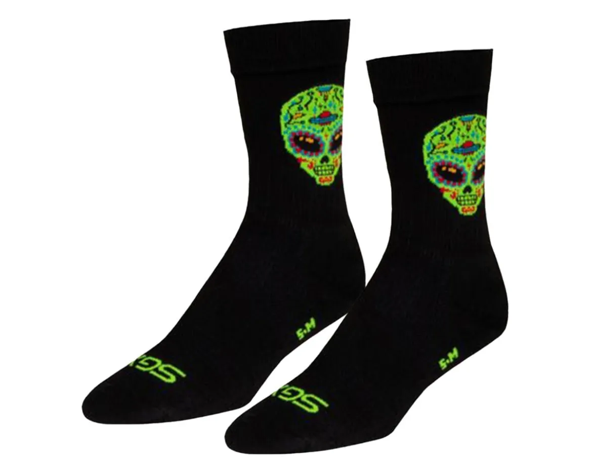 Sockguy 7" Socks (Alien Sugar Skull) (S/M)
