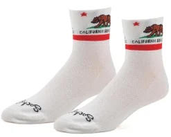 Sockguy 3" Socks (California Flag) (L/XL)
