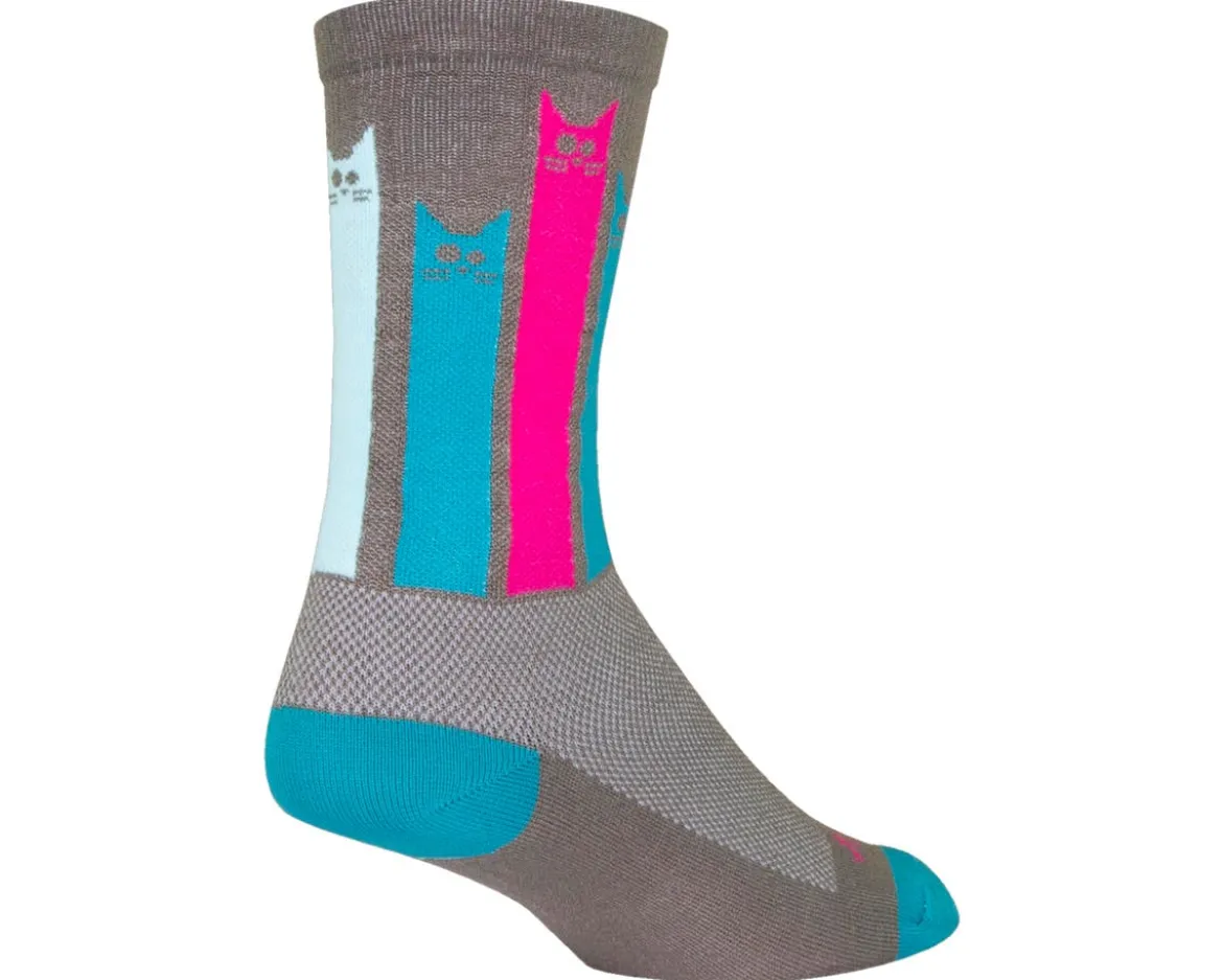 Sockguy 6" Socks (Felines) (S/M)
