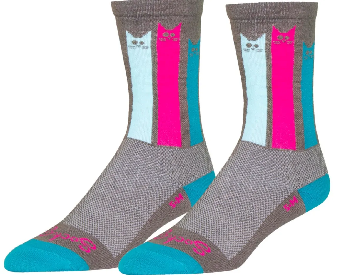 Sockguy 6" Socks (Felines) (S/M)