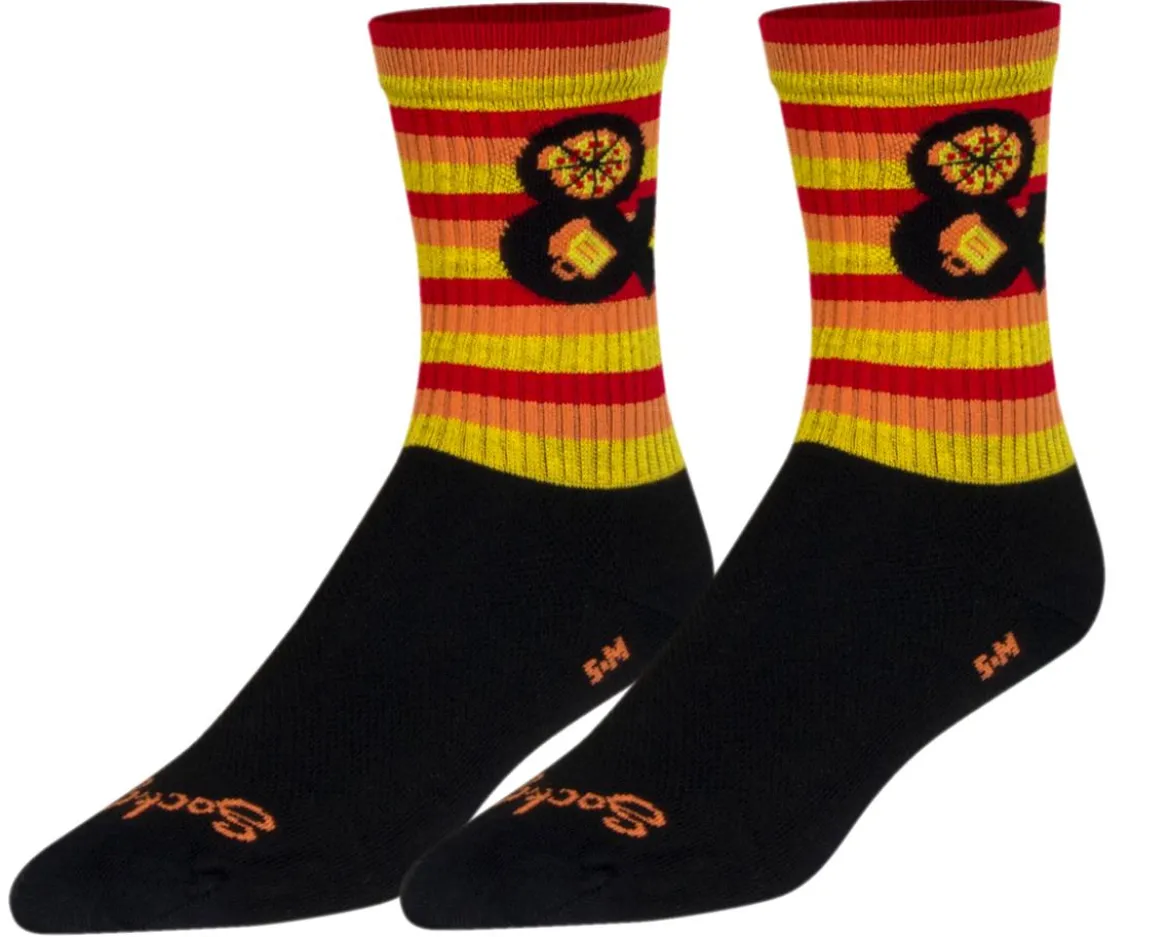 Sockguy 6" Socks (Pizza & Beer) (S/M)